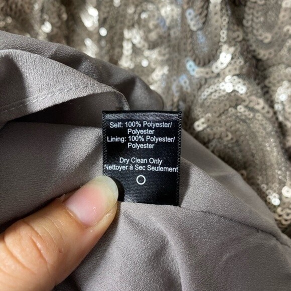 Dress the Population Metallic Mini Dress - Picture 9 of 10